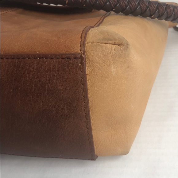 The Sak Multi-Color Brown Leather Shoulder Bag - Picture 8 of 15
